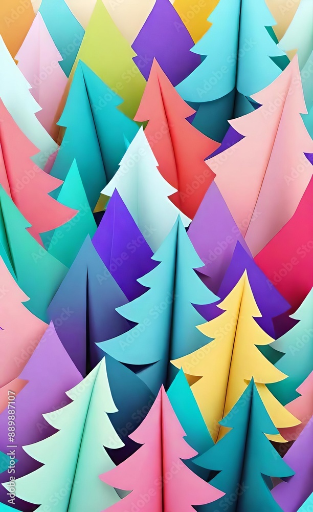 pattern with christmas trees pattern with christmas trees