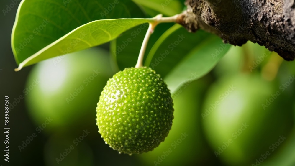 Fresh unripe fruit ready to mature Fresh unripe fruit ready to mature