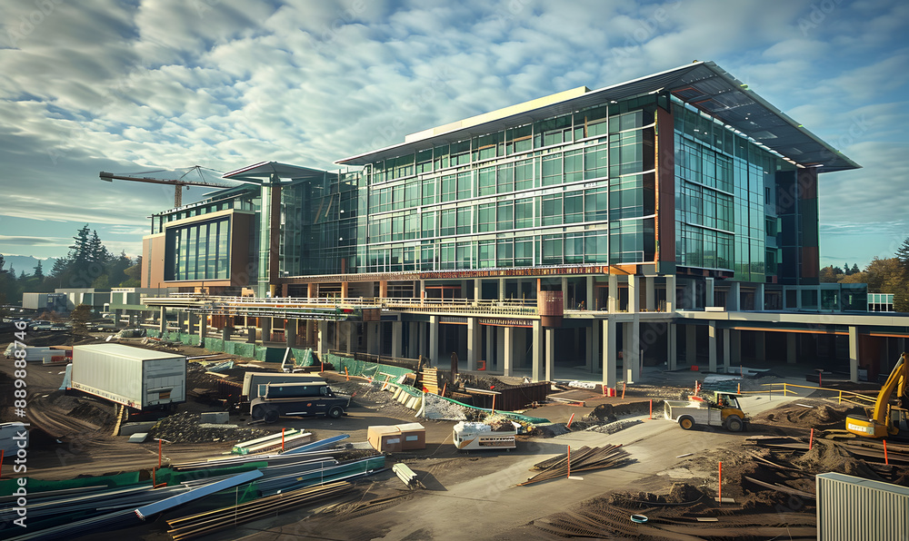 Obraz premium engineering and construction concept.