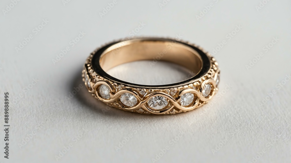 single aesthetic ring accessory isolated in pure white background single aesthetic ring accessory isolated in pure white background