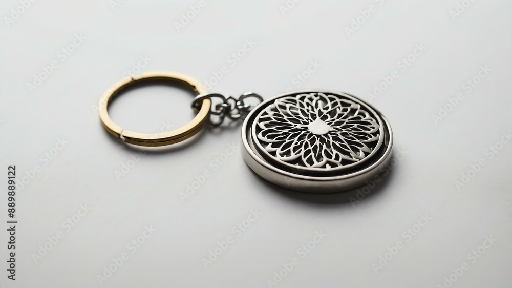 single aesthetic keychain accessory isolated in pure w background single aesthetic keychain accessory isolated in pure w background