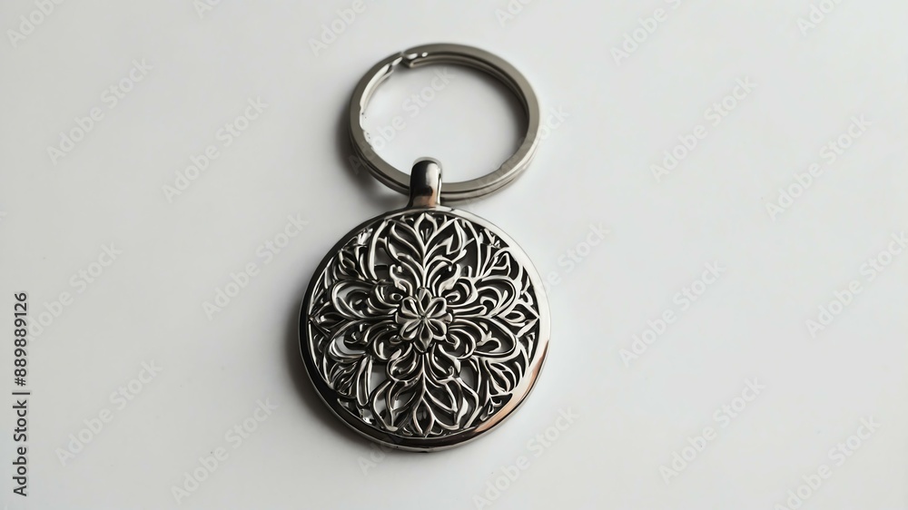 single aesthetic keychain accessory isolated in pure w background single aesthetic keychain accessory isolated in pure w background