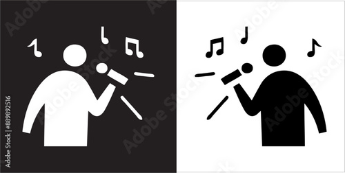 IIlustration Vector graphics of Music and Party icon