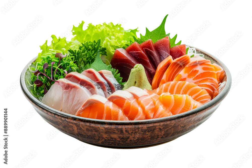 Sashimi Platter with Salmon, Tuna and Red Snapper Sashimi Platter with Salmon, Tuna and Red Snapper
