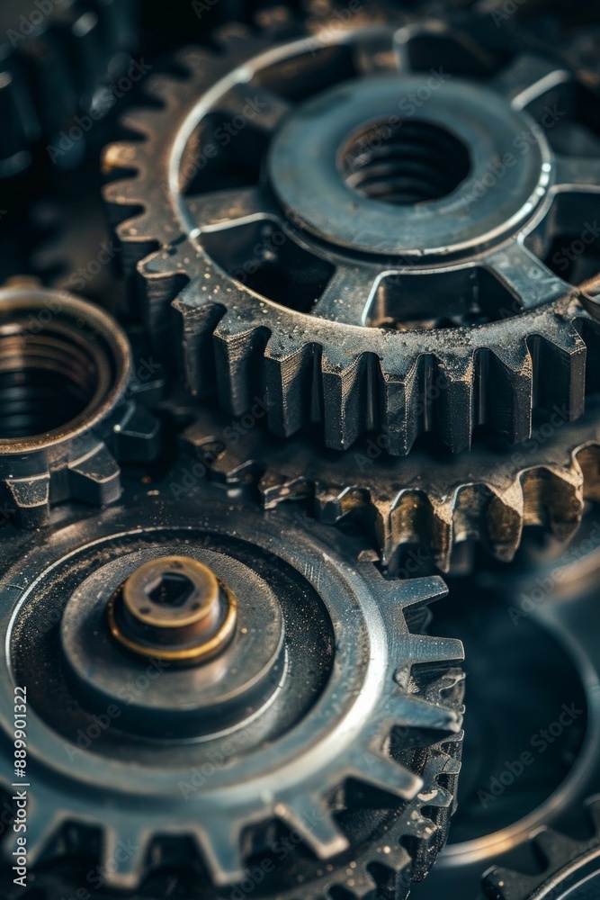 A set of interlocking gears of various sizes, turning together in a synchronized manner, symbolizing teamwork and cooperation. A set of interlocking gears of various sizes, turning together in a synchronized manner, symbolizing teamwork and cooperation.