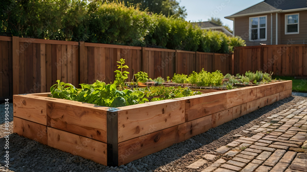 Raised Bed Vegetable & Flower Garden Raised Bed Vegetable & Flower Garden
