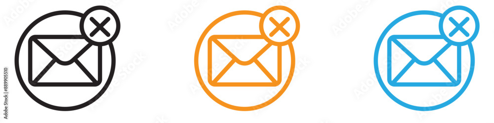 close mail vector logo set collection for web app ui close mail vector logo set collection for web app ui