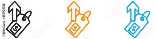 Expensive vector logo set collection for web app ui