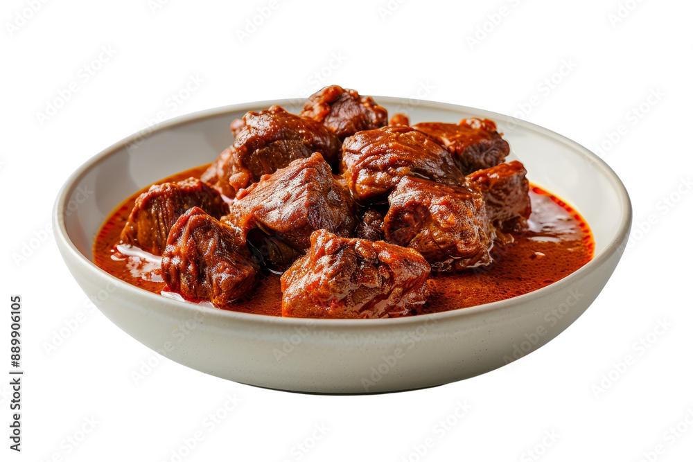 Beef Stew in a White Bowl Beef Stew in a White Bowl
