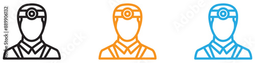oculist vector logo set collection for web app ui
