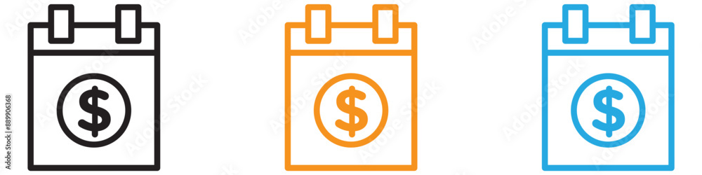 salary payday vector logo set collection for web app ui salary payday vector logo set collection for web app ui