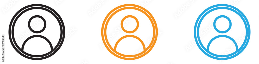 User vector logo set collection for web app ui User vector logo set collection for web app ui