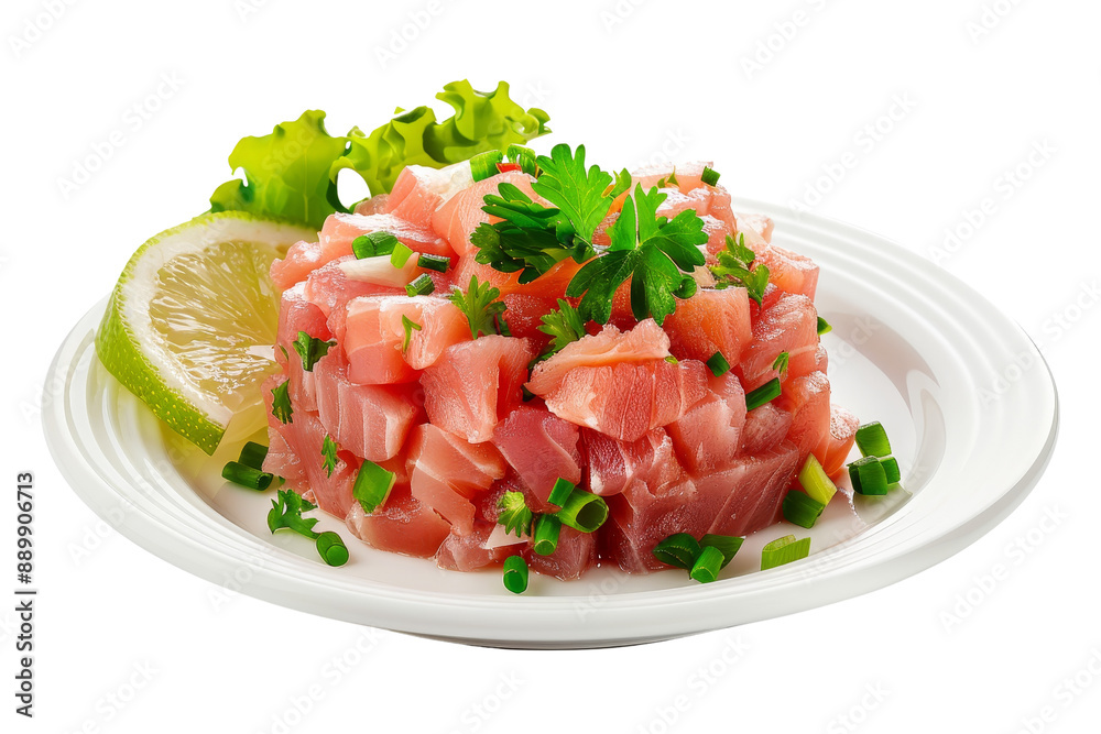 Tuna Tartare with Lime and Herbs Tuna Tartare with Lime and Herbs