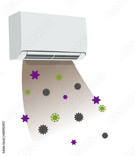 Air conditioner spreading mold
