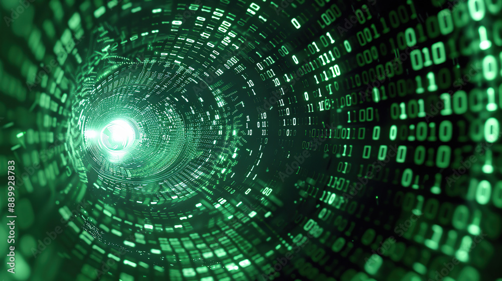 Abstract communication and future technology data flow Abstract communication and future technology data flow