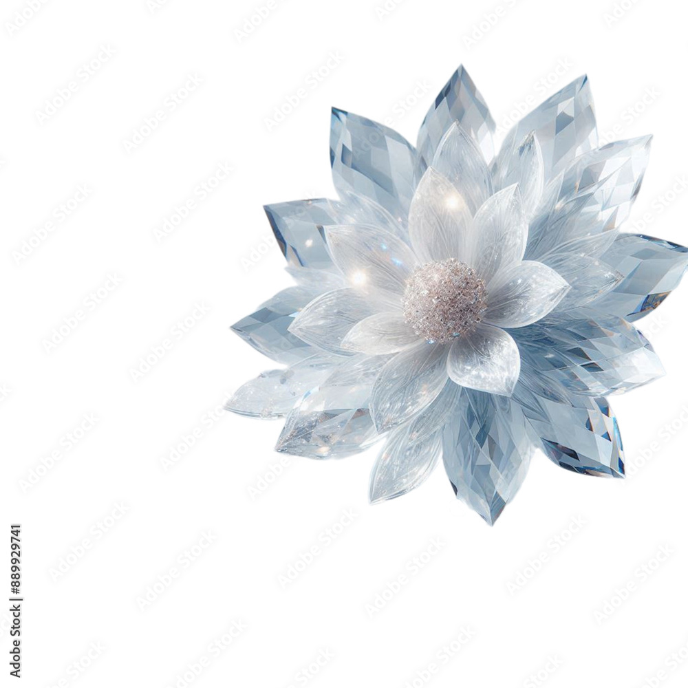 Obraz premium Crystal flower
