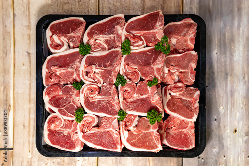 Konstfotografi Lamb loin chops
