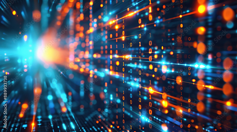 Abstract communication and future technology data flow