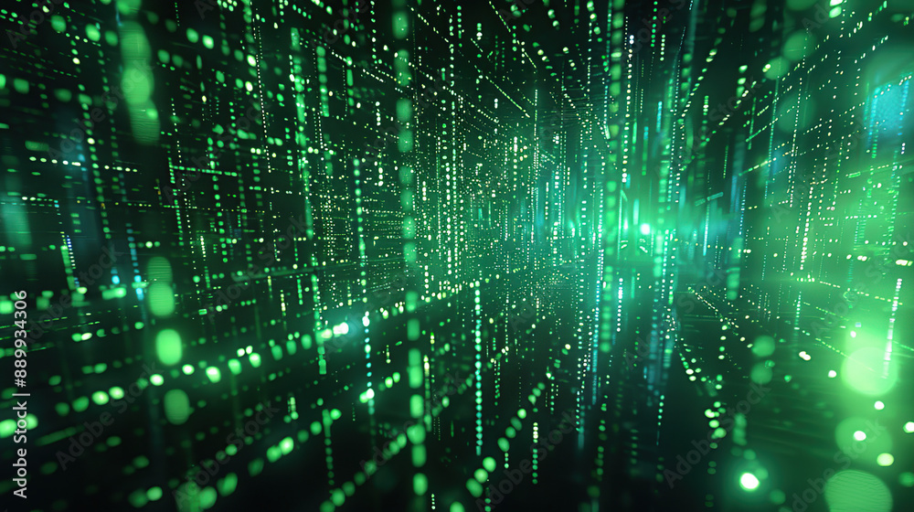 Abstract communication and future technology data flow Abstract communication and future technology data flow