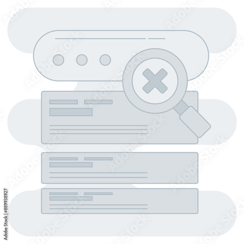 No Search Result Found Illustration