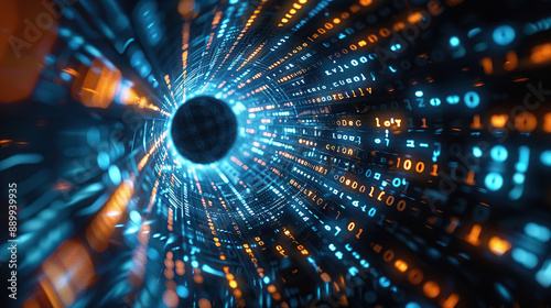 Abstract communication and future technology data flow