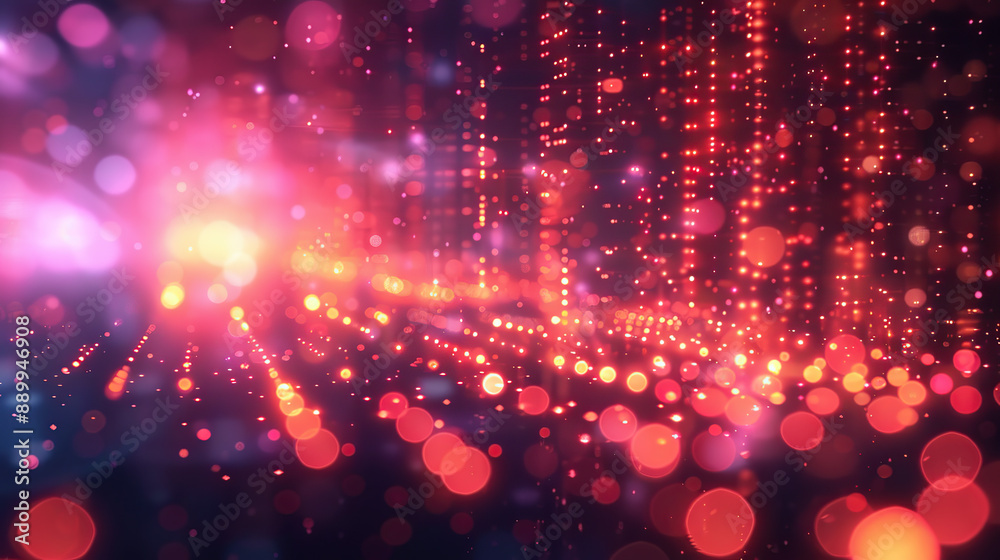 Abstract communication and future technology data flow Abstract communication and future technology data flow