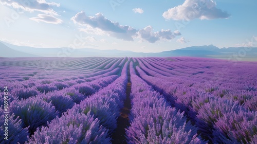 lavender field in region