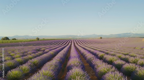 lavender field in region