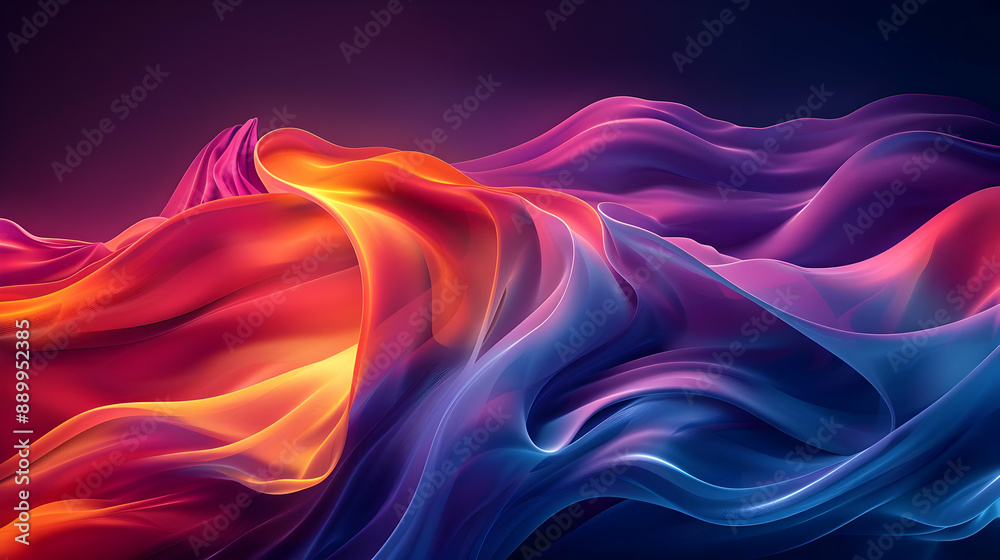 Abstract Background with Dynamic Swirling Colors Abstract Background with Dynamic Swirling Colors