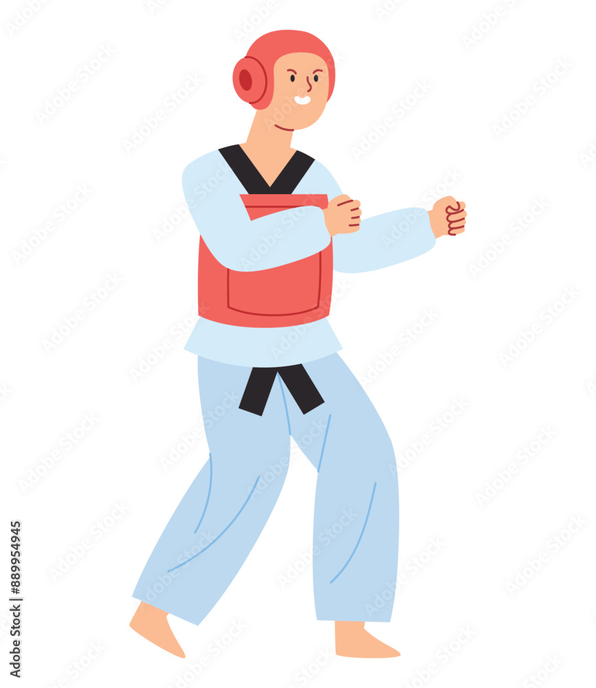 man practicing taekwondo man practicing taekwondo