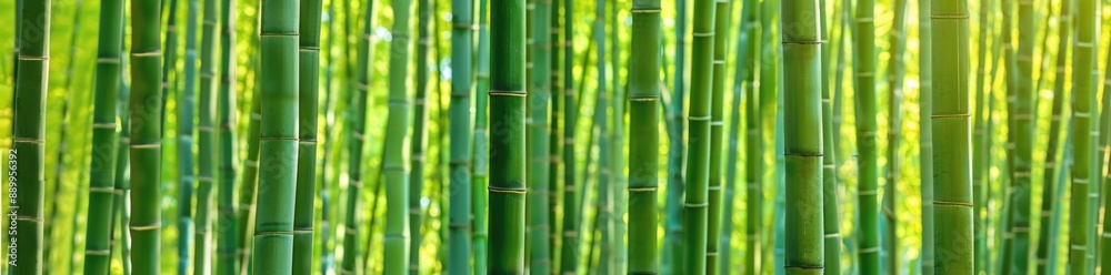 Dense Green Bamboo Forest Dense Green Bamboo Forest