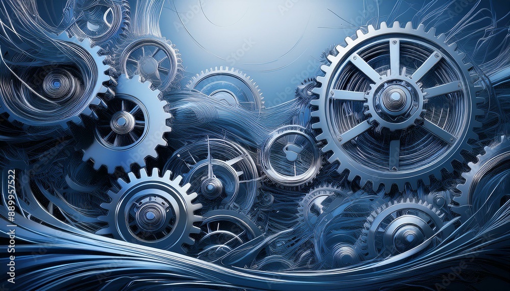 Minimalist lineart of gears in motion, focusing on the precision of the cog details, with a Minimalist lineart of gears in motion, focusing on the precision of the cog details, with a