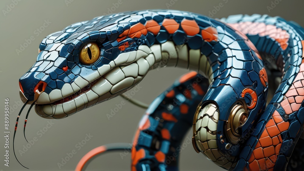Obraz premium Cybernetic Snake.