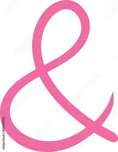 cute heart letter sign ampersand