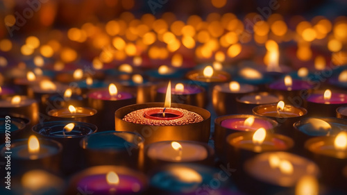 Festival of lights candles, Generative AI