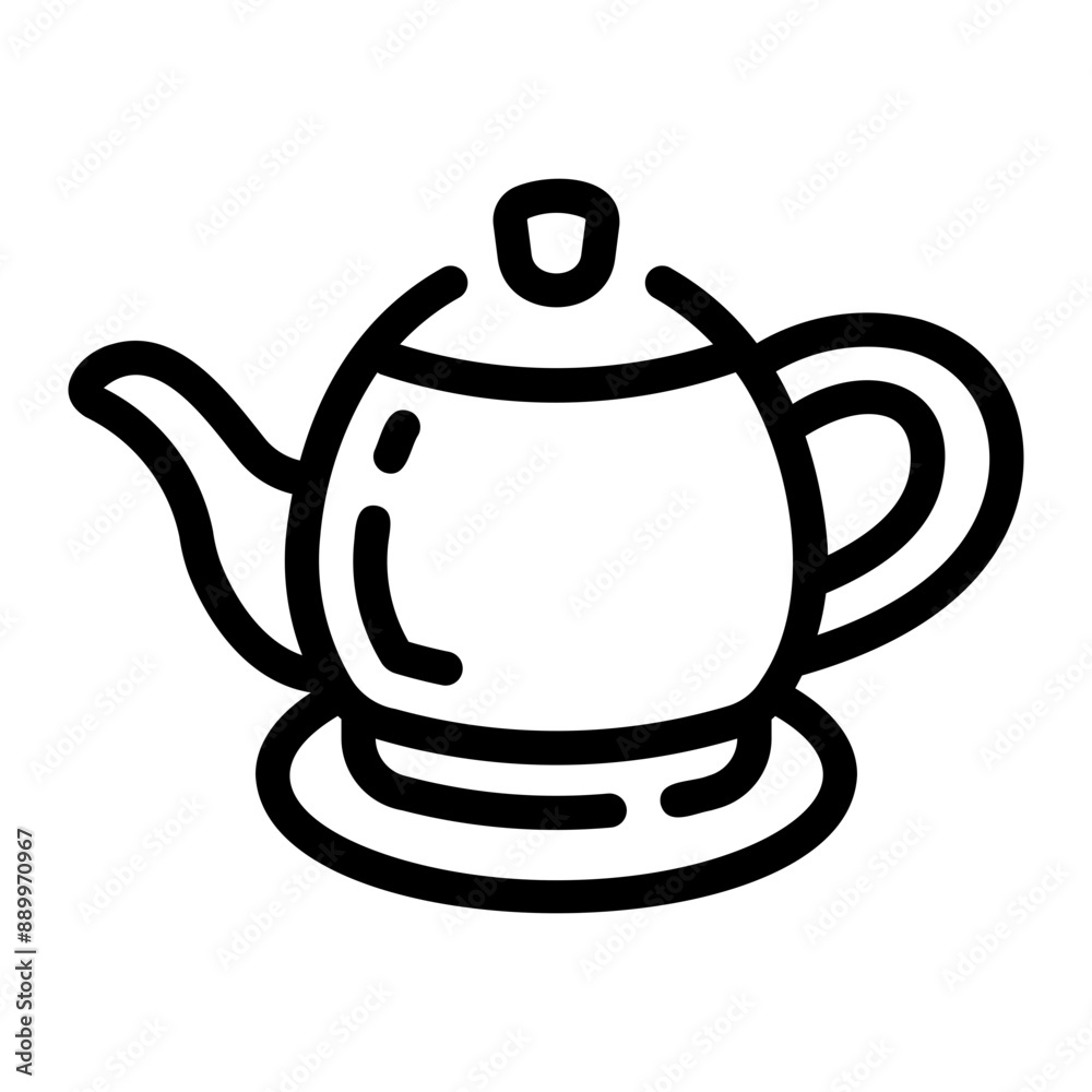 Obraz premium teapot Line Icon
