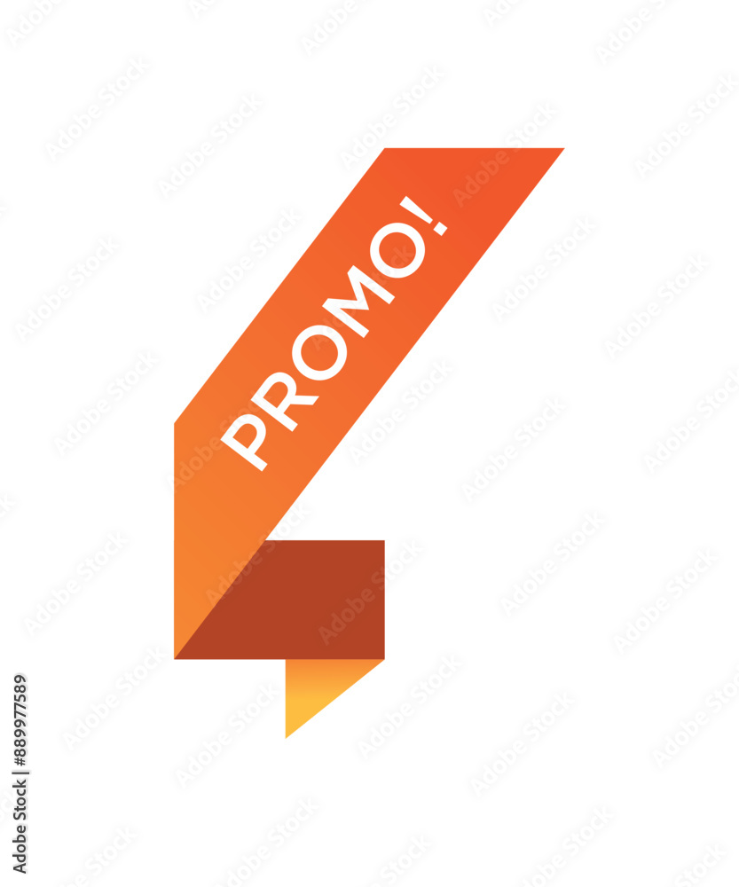 Promo banner or ribbon design template Promo banner or ribbon design template