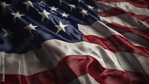flag of united states of america, Generative AI.
