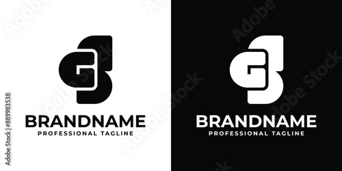 Letters GS Monogram Logo, suitable for any business with GS or SG initials