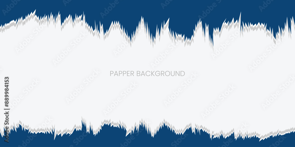Long blue torn ripped paper transparent background Long blue torn ripped paper transparent background