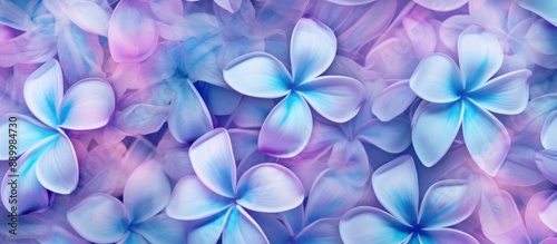 Blue and Purple Flower Petals © waliyah