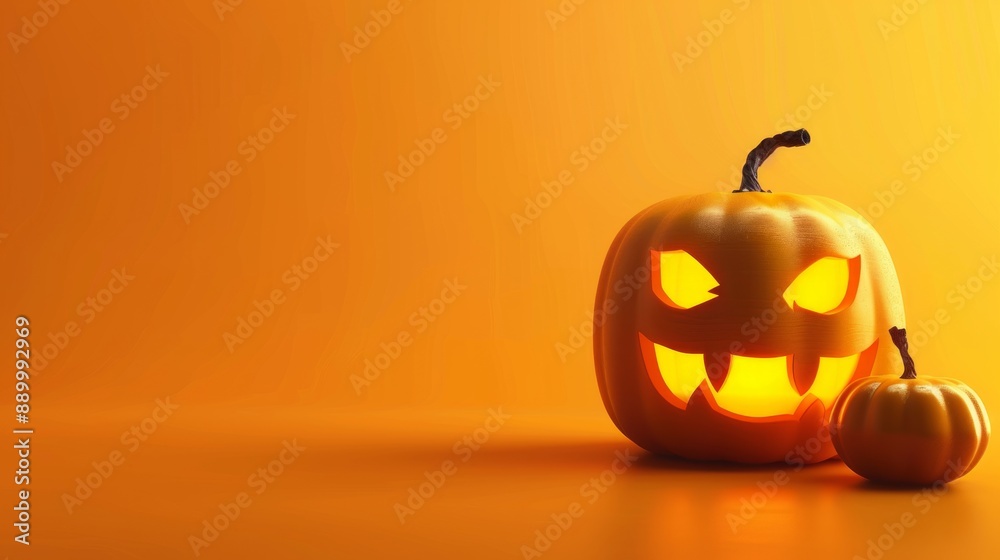 Halloween pumpkin background with copy space. Halloween Day and Pumpkin Day Concept Halloween pumpkin background with copy space. Halloween Day and Pumpkin Day Concept