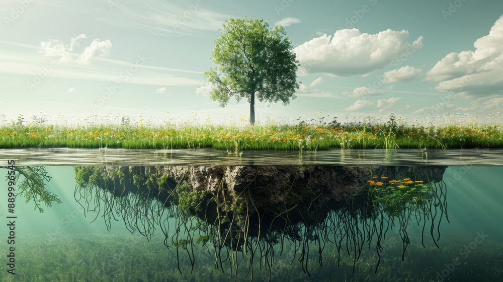 Energy Flow: How energy is transferred through an ecosystem, from