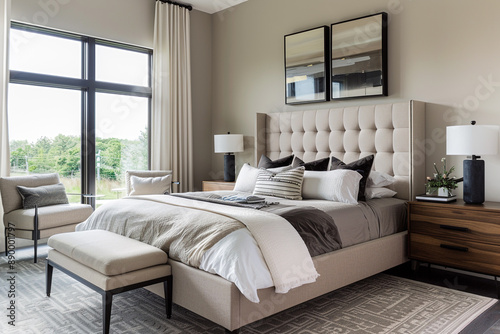 bedroom with bed