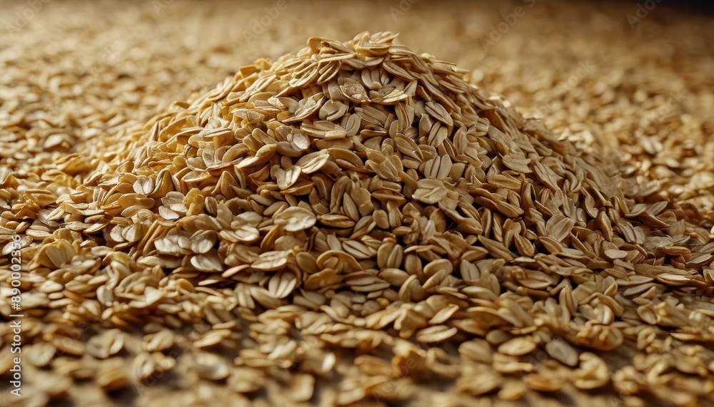 Obraz premium Close-up of Rolled Oats