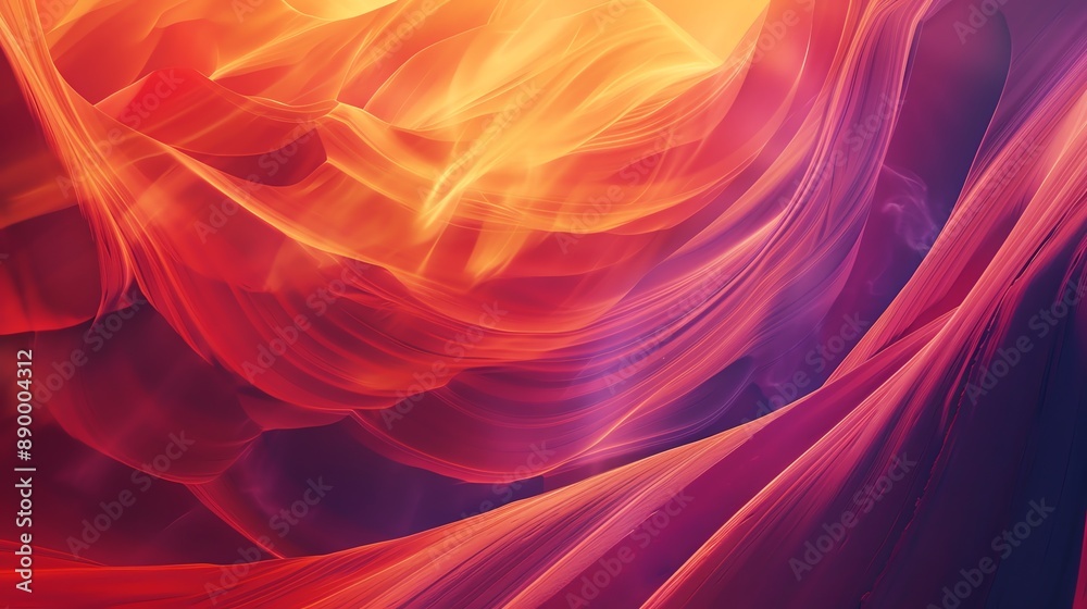 Obraz premium 3d wavy abstract background