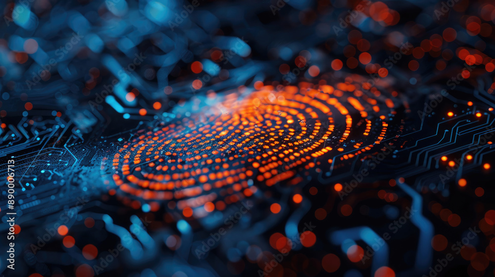 Advanced Fingerprint Scanner Ensuring Secure Transactions and Cybersecurity Advanced Fingerprint Scanner Ensuring Secure Transactions and Cybersecurity