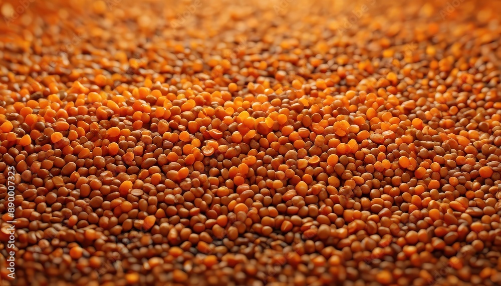 Close-up of Mustard Seeds. Close-up of Mustard Seeds.