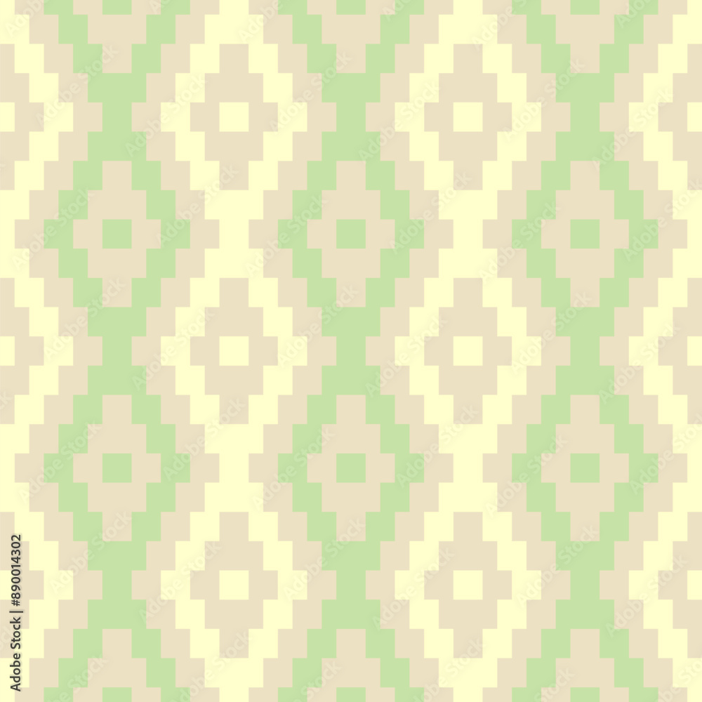 gray repetitive background with yellow and green geometric shapes. vector seamless pattern. fabric swatch. wrapping paper. continuous design template for home decor, apparel, textile, cloth gray repetitive background with yellow and green geometric shapes. vector seamless pattern. fabric swatch. wrapping paper. continuous design template for home decor, apparel, textile, cloth