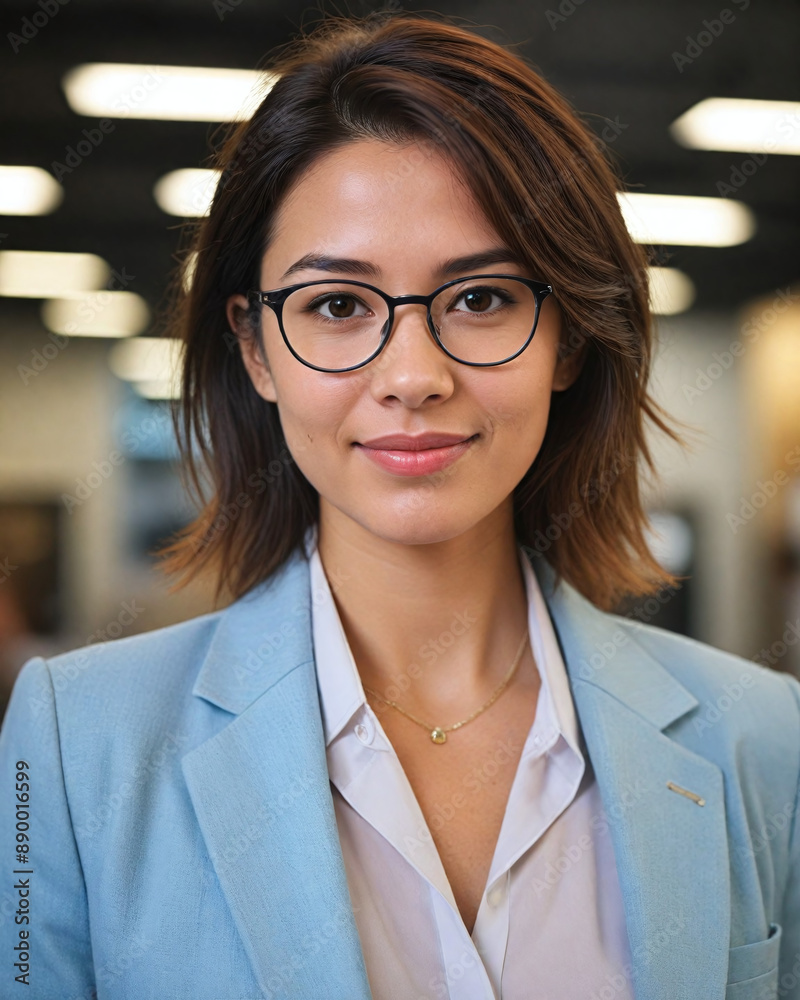 Confident young professional in modern office Confident young professional in modern office